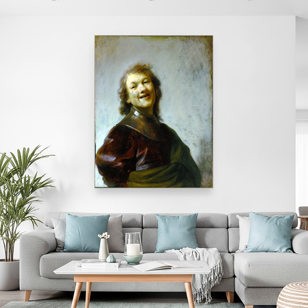 Smeh, Rembrandt van Rijn, Laughing, slika na platnu 2 Smeh, Rembrandt van Rijn, Laughing, slika na platnu - Slika 2