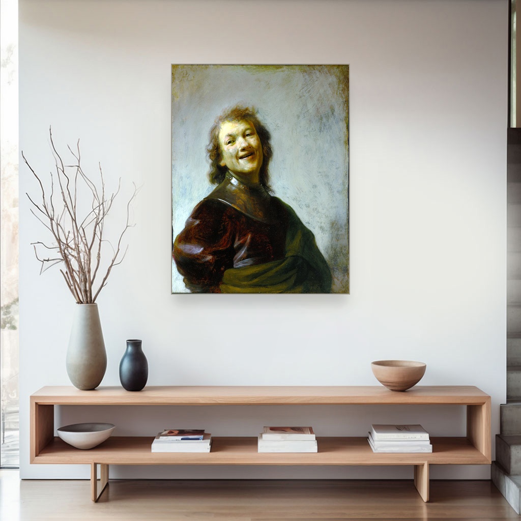 Smeh, Rembrandt van Rijn, Laughing, slika na platnu 4 Smeh, Rembrandt van Rijn, Laughing, slika na platnu - Slika 4