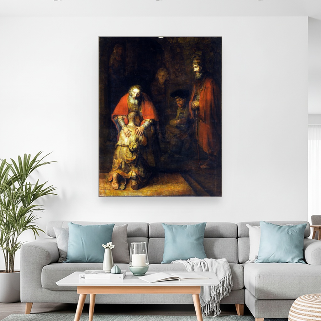 Povratak izgubljenog sina, Rembrandt van Rijn, Return of the Prodigal Son, slika na platnu 2 Povratak izgubljenog sina, Rembrandt van Rijn, Return of the Prodigal Son, slika na platnu - Slika 2
