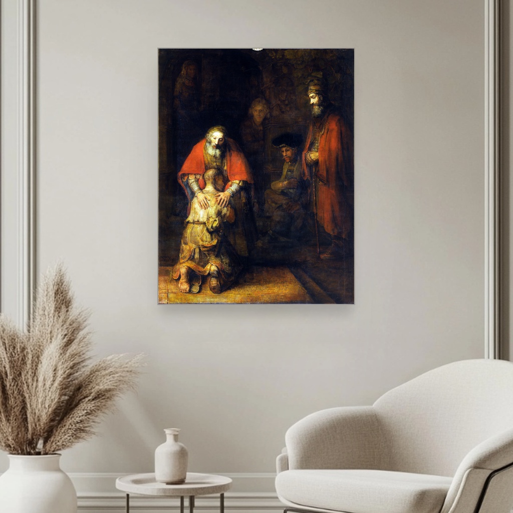 Povratak izgubljenog sina, Rembrandt van Rijn, Return of the Prodigal Son, slika na platnu 3 Povratak izgubljenog sina, Rembrandt van Rijn, Return of the Prodigal Son, slika na platnu - Slika 3