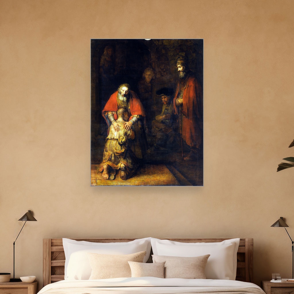 Povratak izgubljenog sina, Rembrandt van Rijn, Return of the Prodigal Son, slika na platnu 5 Povratak izgubljenog sina, Rembrandt van Rijn, Return of the Prodigal Son, slika na platnu - Slika 5