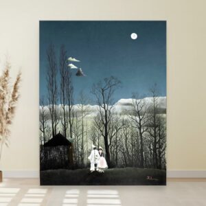 Veče karnevala, Henri Rousseau, Carnival Evening, slika na platnu