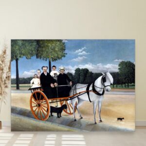 Kolica oca Žinijea, Henri Ruso, La Carriole du père Junier, slika na platnu