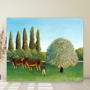 Livada, Henri Rousseau, Meadowland, slika na platnu