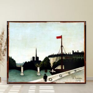 Notr Dam, Henri Russo, Notre Dame, slika na platnu