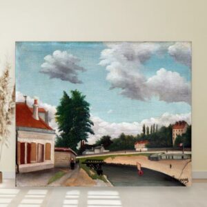 Predgrađe Pariza, Henri Rousseau, Outskirts of Paris, slika na platnu