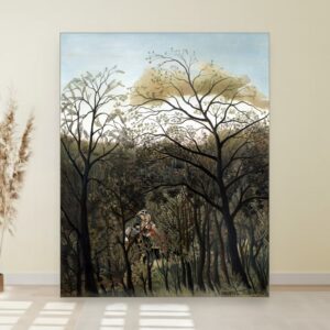 Sastanak u šumi, Henri Russo, Rendezvous in the Forest, slika na platnu