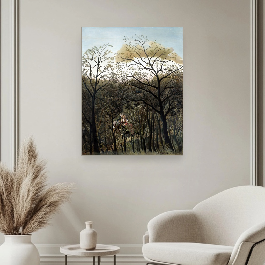 Sastanak u šumi, Henri Russo, Rendezvous in the Forest, slika na platnu 3 Sastanak u šumi, Henri Russo, Rendezvous in the Forest, slika na platnu - Slika 3