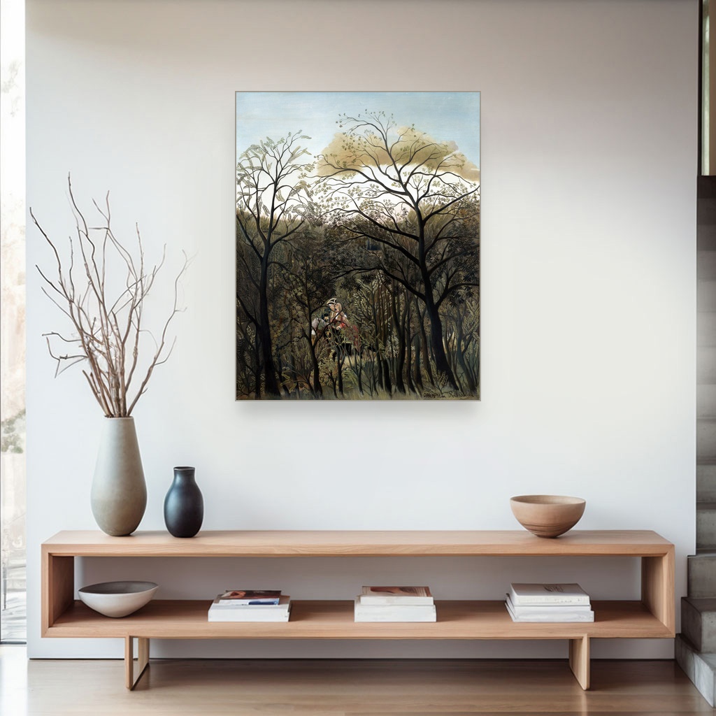 Sastanak u šumi, Henri Russo, Rendezvous in the Forest, slika na platnu 4 Sastanak u šumi, Henri Russo, Rendezvous in the Forest, slika na platnu - Slika 4