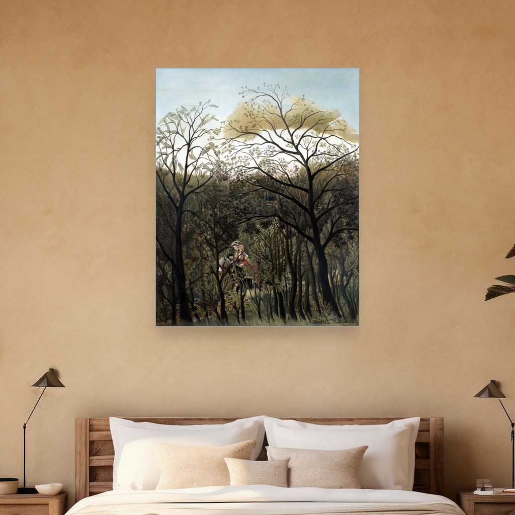 Sastanak u šumi, Henri Russo, Rendezvous in the Forest, slika na platnu 5 Sastanak u šumi, Henri Russo, Rendezvous in the Forest, slika na platnu - Slika 5