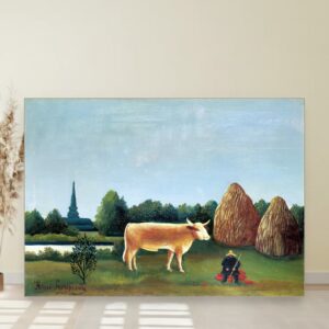 Scene u Banjeu na obodu Pariza, Henri Rousseau, Scene in Bagneux on the Outskirts of Paris, slika na platnu