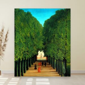 Aleja u parku Sen Klud, Henri Rousseau, The Avenue in the Park at Saint Cloud, slika na platnu
