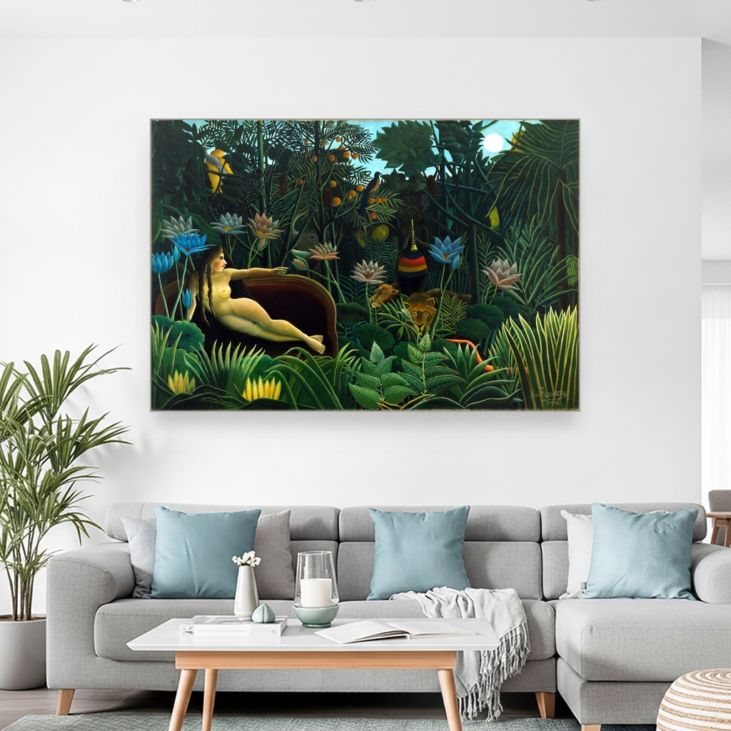 San, Henri Rousseau, The Dream, slika na platnu 2 San, Henri Rousseau, The Dream, slika na platnu - Slika 2