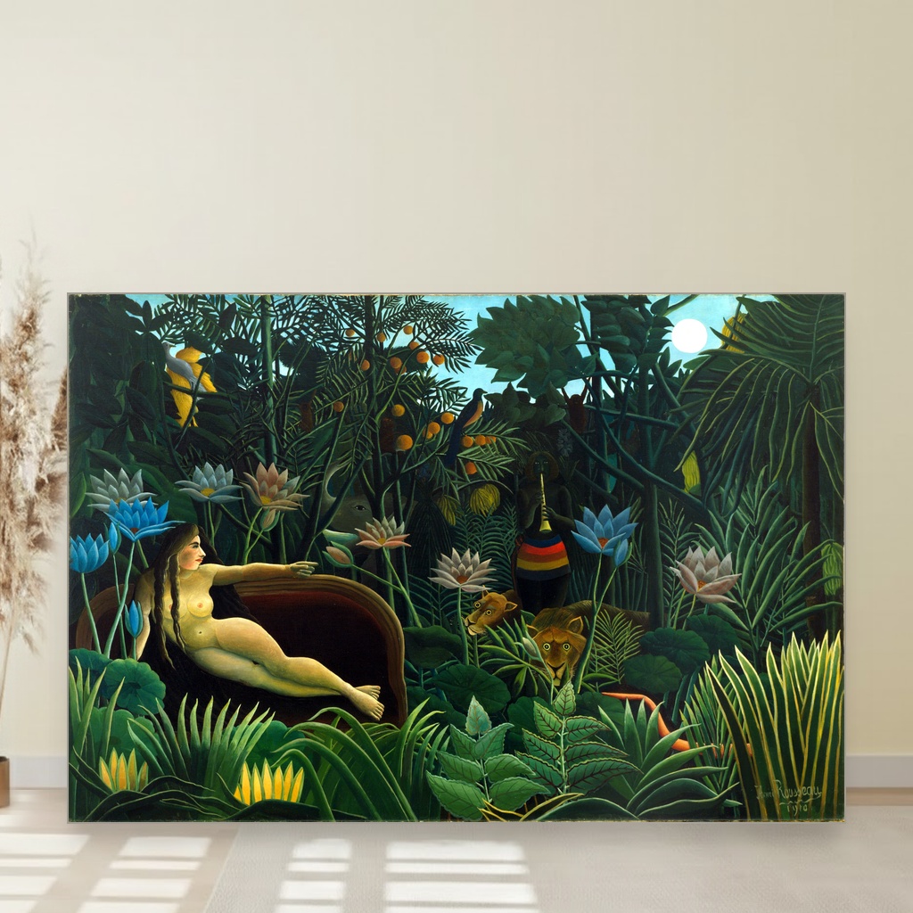 San, Henri Rousseau, The Dream, slika na platnu 1 San, Henri Rousseau, The Dream, slika na platnu