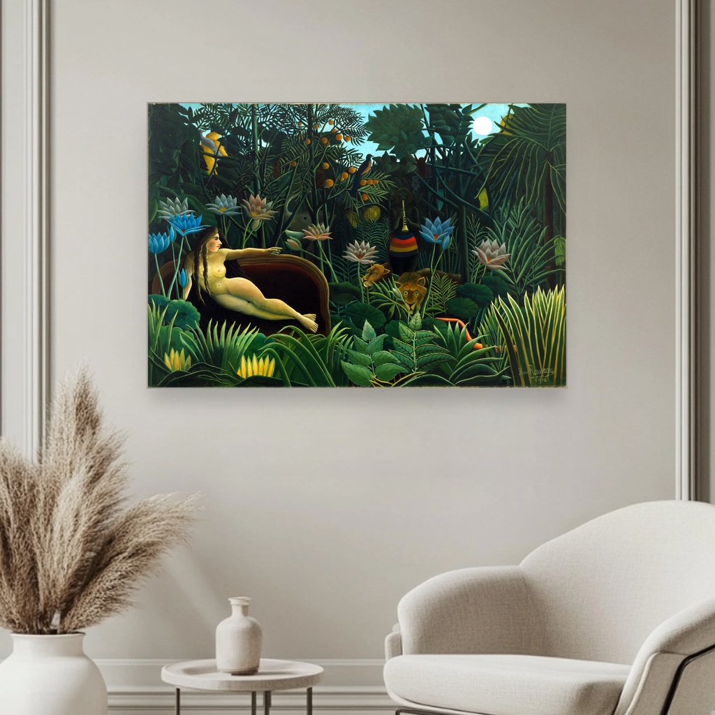 San, Henri Rousseau, The Dream, slika na platnu 3 San, Henri Rousseau, The Dream, slika na platnu - Slika 3