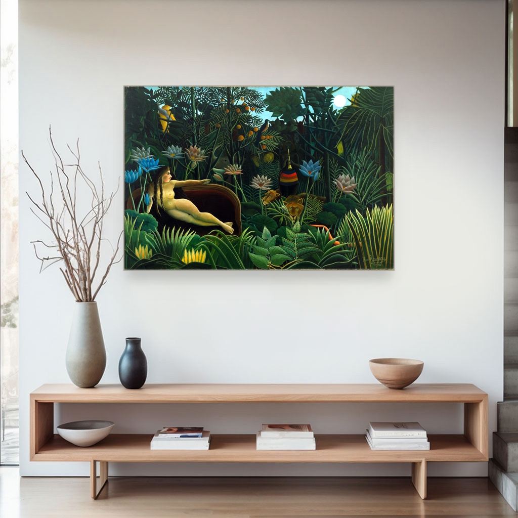 San, Henri Rousseau, The Dream, slika na platnu 4 San, Henri Rousseau, The Dream, slika na platnu - Slika 4