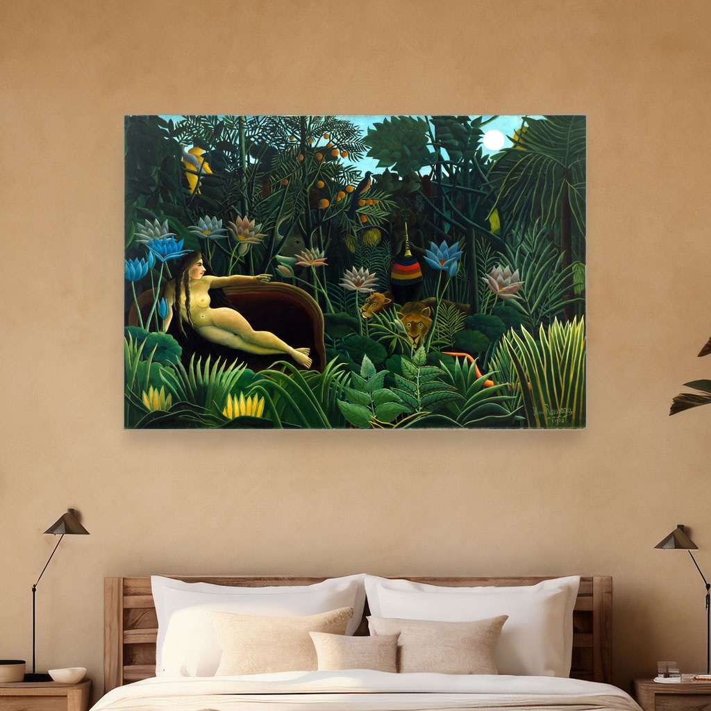 San, Henri Rousseau, The Dream, slika na platnu 5 San, Henri Rousseau, The Dream, slika na platnu - Slika 5