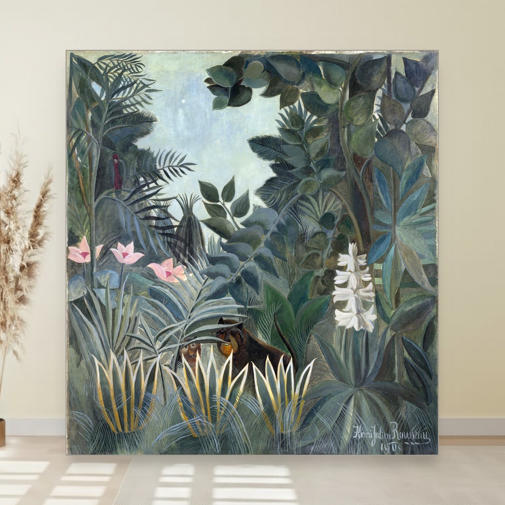 Ekvatorijalna džungla, Henri Rousseau, The Equatorial Jungle, slika na platnu 1 Ekvatorijalna džungla, Henri Rousseau, The Equatorial Jungle, slika na platnu