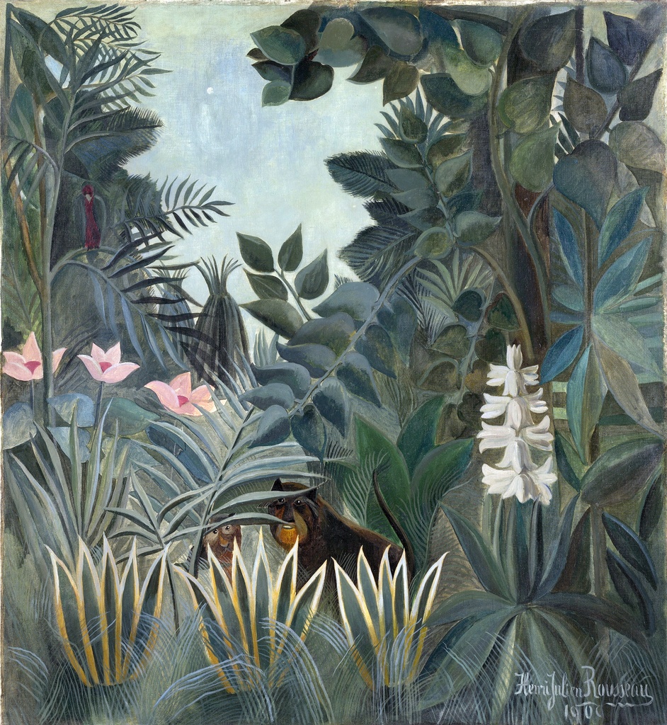 Ekvatorijalna džungla, Henri Rousseau, The Equatorial Jungle, slika na platnu 8 Ekvatorijalna džungla, Henri Rousseau, The Equatorial Jungle, slika na platnu - Slika 8