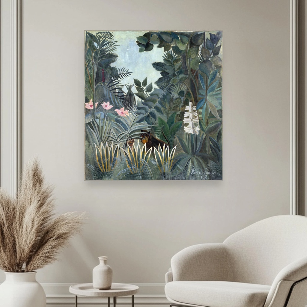 Ekvatorijalna džungla, Henri Rousseau, The Equatorial Jungle, slika na platnu 3 Ekvatorijalna džungla, Henri Rousseau, The Equatorial Jungle, slika na platnu - Slika 3