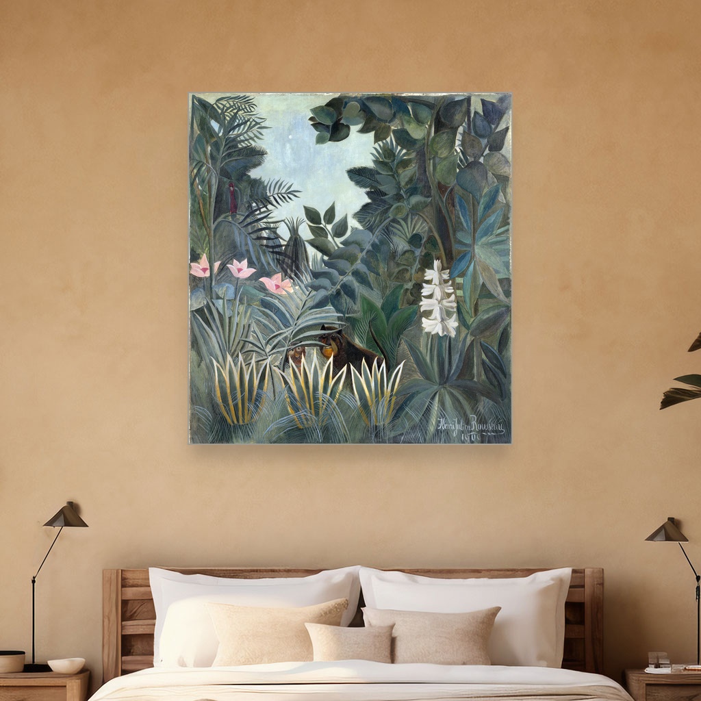 Ekvatorijalna džungla, Henri Rousseau, The Equatorial Jungle, slika na platnu 5 Ekvatorijalna džungla, Henri Rousseau, The Equatorial Jungle, slika na platnu - Slika 5