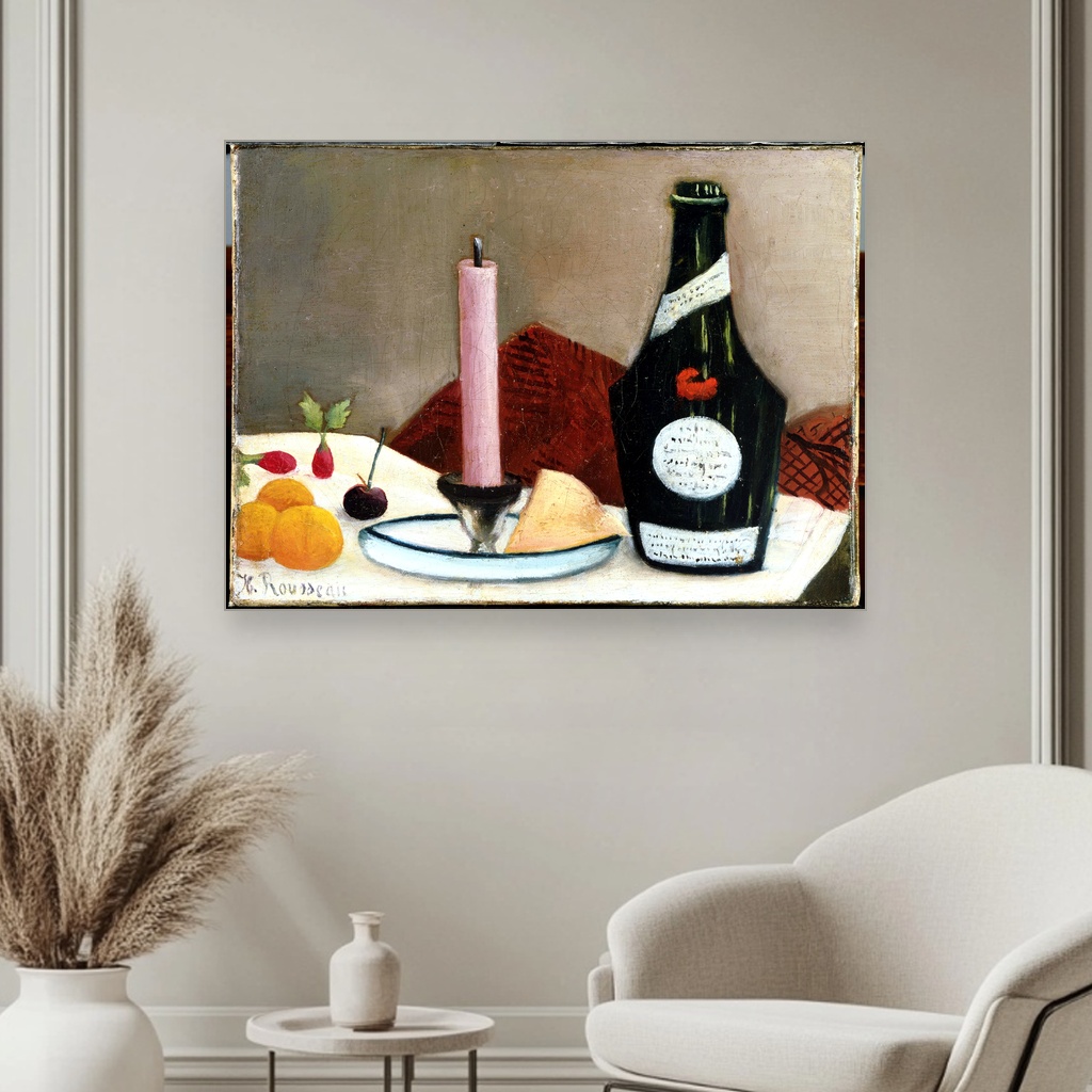 Roza sveća, Henri Russo, The Pink Candle, slika na platnu 3 Roza sveća, Henri Russo, The Pink Candle, slika na platnu - Slika 3