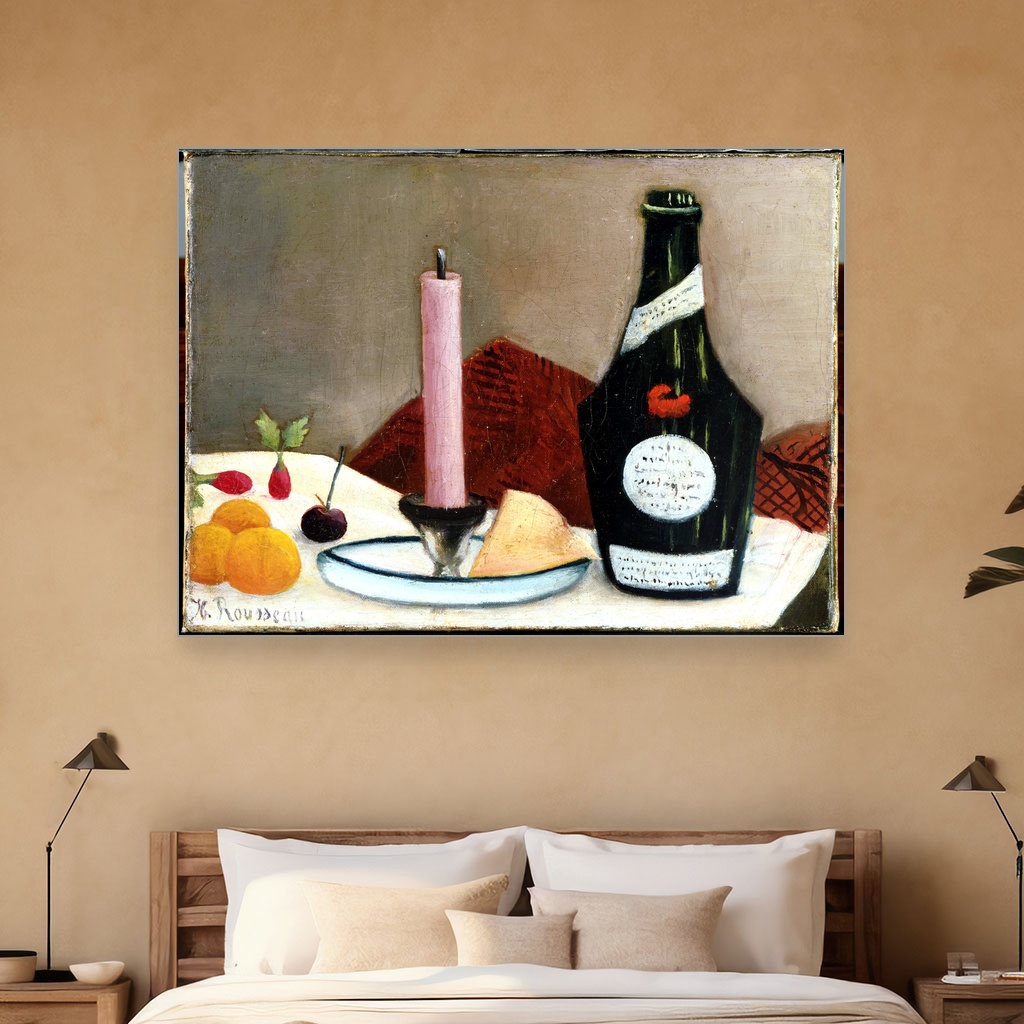 Roza sveća, Henri Russo, The Pink Candle, slika na platnu 5 Roza sveća, Henri Russo, The Pink Candle, slika na platnu - Slika 5