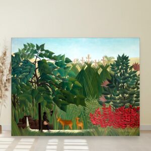 Vodopad, Henri Rousseau, The Waterfall, slika na platnu