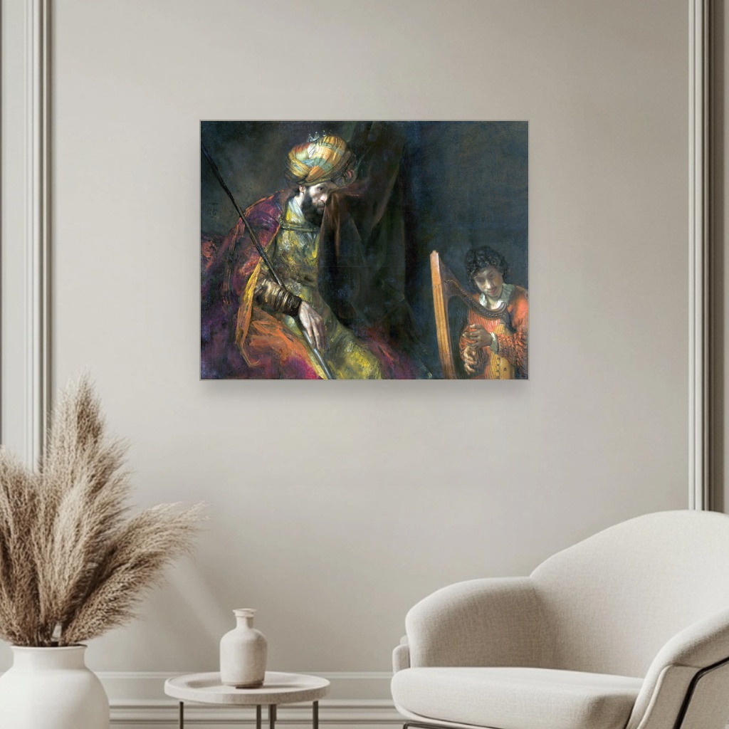 Saul i David, Rembrandt van Rijn, Saul and David, slika na platnu 3 Saul i David, Rembrandt van Rijn, Saul and David, slika na platnu - Slika 3