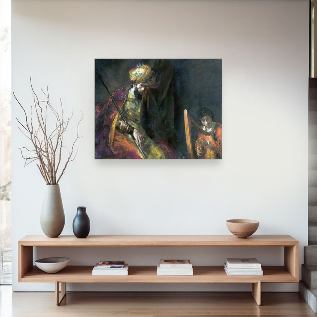 Saul i David, Rembrandt van Rijn, Saul and David, slika na platnu 4 Saul i David, Rembrandt van Rijn, Saul and David, slika na platnu - Slika 4