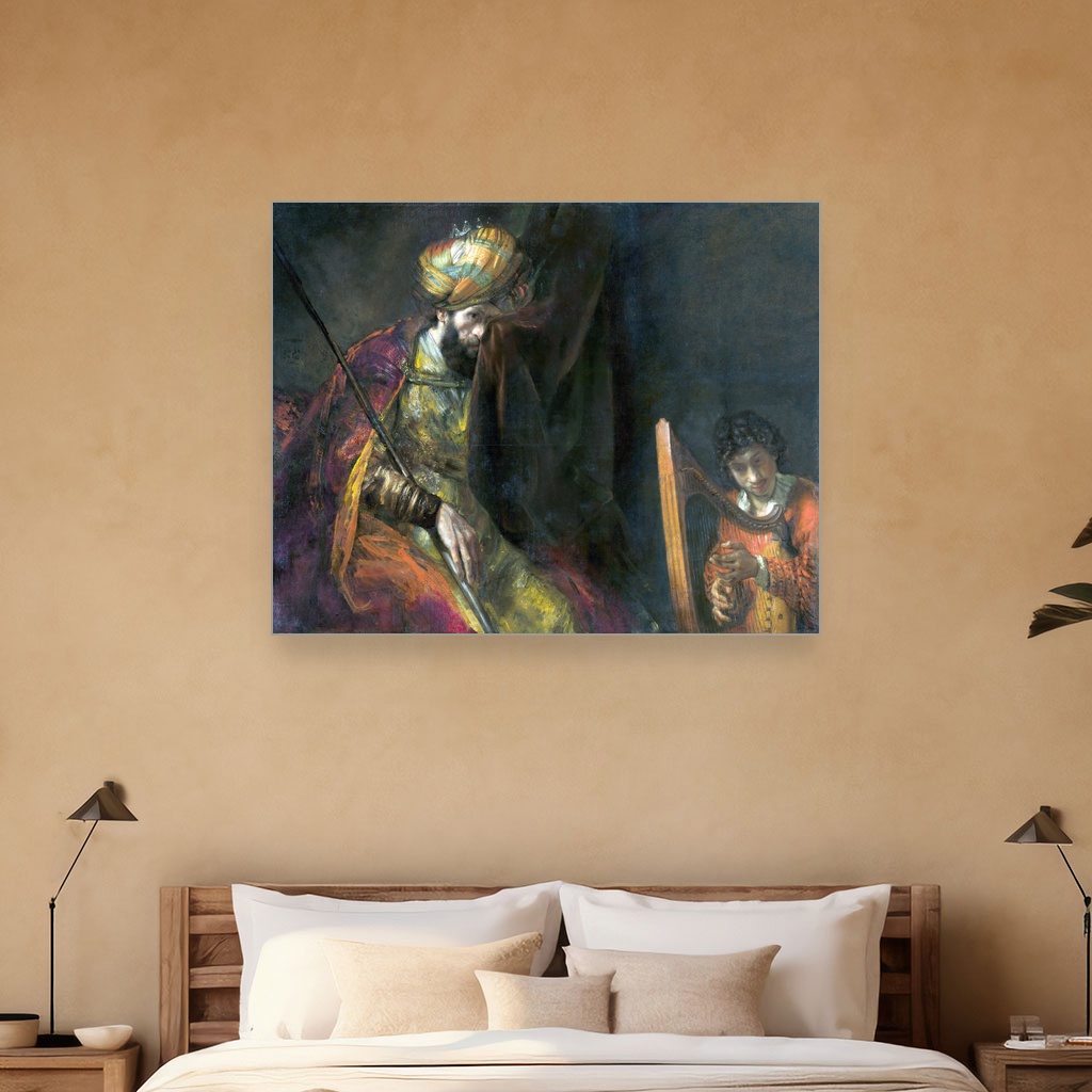 Saul i David, Rembrandt van Rijn, Saul and David, slika na platnu 5 Saul i David, Rembrandt van Rijn, Saul and David, slika na platnu - Slika 5