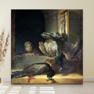 Mrtva priroda sa paunovima, Rembrandt van Rijn, Still Life with Peacocks, slika na platnu