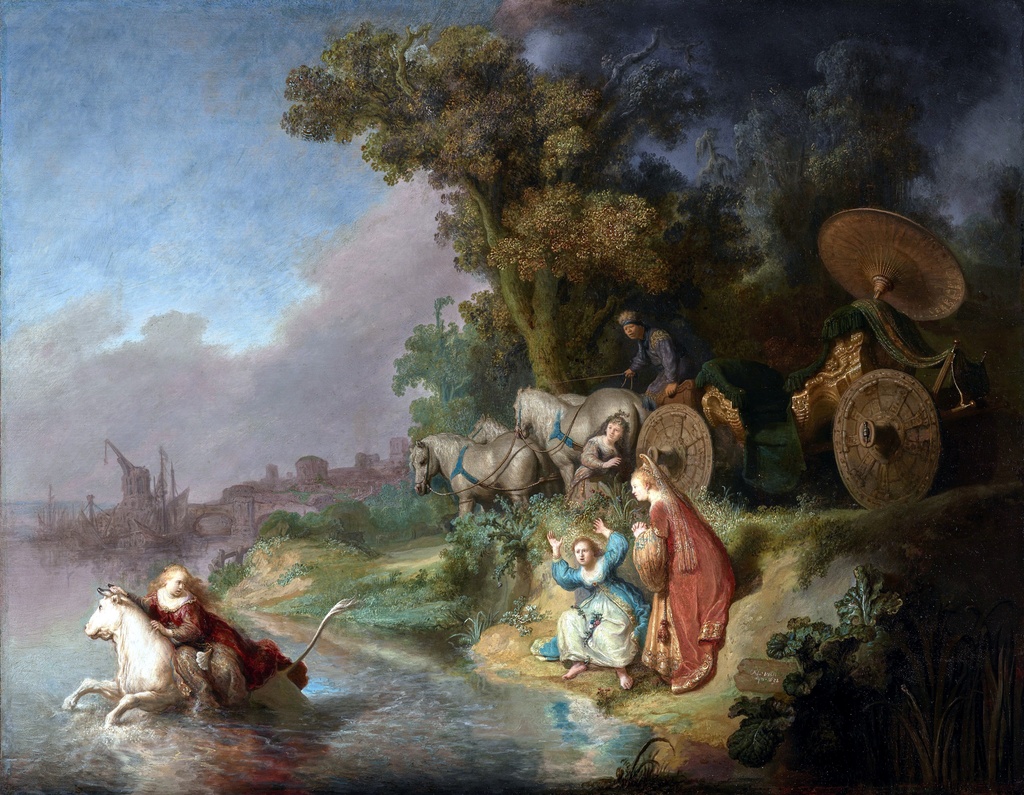Otmica Evrope, Rembrandt van Rijn, The Abduction of Europa, slika na platnu 8 Otmica Evrope, Rembrandt van Rijn, The Abduction of Europa, slika na platnu - Slika 8