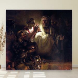 Poricanje svetog Petra, Rembrandt van Rijn, The Denial of St Peter, slika na platnu