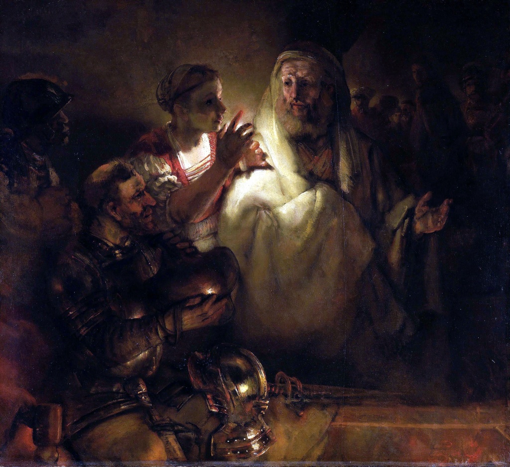 Poricanje svetog Petra, Rembrandt van Rijn, The Denial of St Peter, slika na platnu 8 Poricanje svetog Petra, Rembrandt van Rijn, The Denial of St Peter, slika na platnu - Slika 8