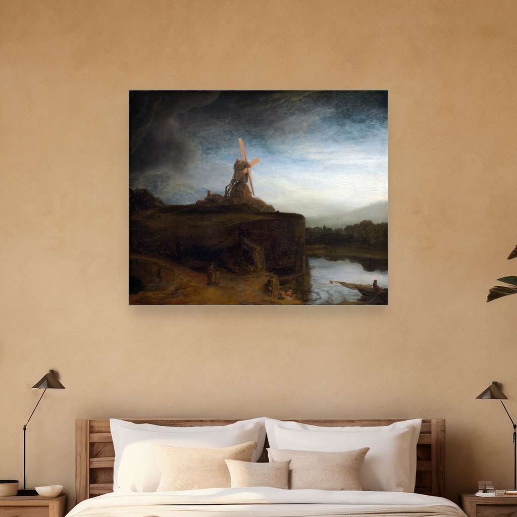 Mlin, Rembrandt van Rijn, The Mill, slika na platnu 5 Mlin, Rembrandt van Rijn, The Mill, slika na platnu - Slika 5